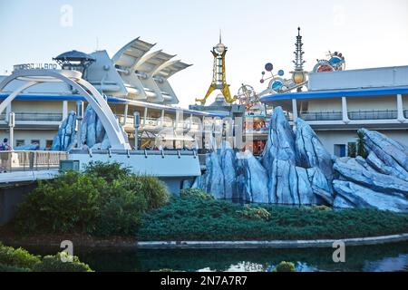 Bay Lake, Florida, Stati Uniti. 03 febbraio 2023: Week-end Magic Kingdom Walk in. Il Magic Kingdom è un parco a tema presso il Walt Disney World Resort a Bay Lake Foto Stock