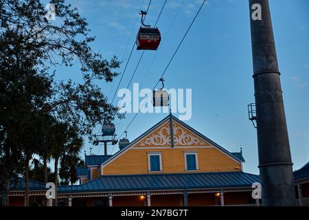 Bay Lake, Florida, Stati Uniti. 03 febbraio 2023: Week-end Magic Kingdom Walk in. Il Magic Kingdom è un parco a tema presso il Walt Disney World Resort a Bay Lake Foto Stock