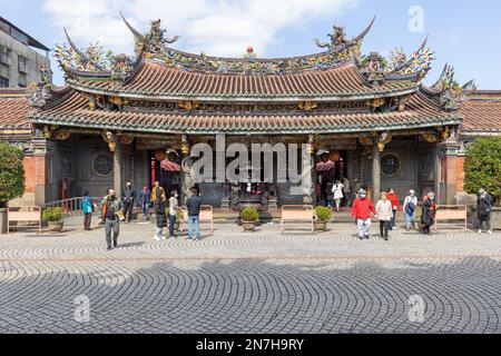 Tempio Baoan nel quartiere Datong di Taipei, Taiwan. Foto Stock