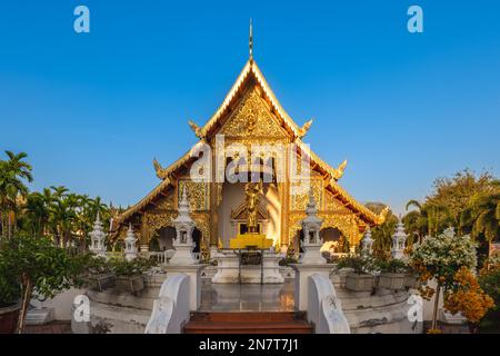 Stupa a Wat Phra Singh a Chiang mai, Thailandia Foto Stock