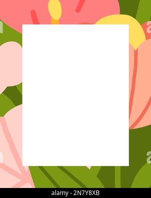 Disegno a mano astratto grafico clipart illustrazione vettore sfondo cornice stampa di composizione, astratto boho giardino natura forma, fiore fiore Illustrazione Vettoriale