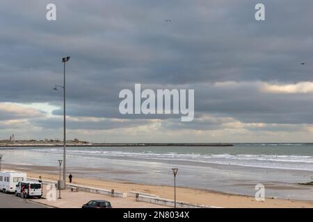 Vista di El Jadida, una grande città portuale sulla costa atlantica del Marocco, situato a 96 km a sud della città di Casablanca, nella provincia di El Jadida Foto Stock