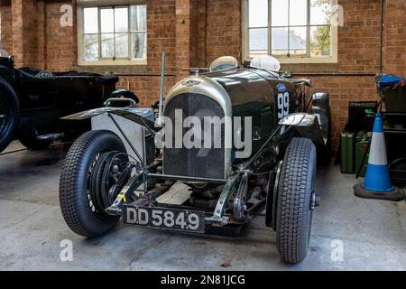 1924 Bentley ‘DD 5849’ in mostra allo Scramble di gennaio tenutosi presso il Bicester Heritage il 8th gennaio 2023. Foto Stock