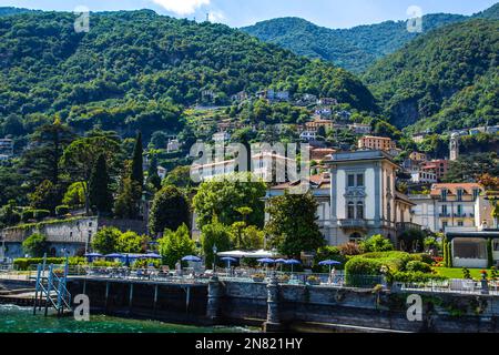Veduta del paese di Torno Fagetto Laglio Quarzano sul Lago di Como, Lombardia, Italia Foto Stock