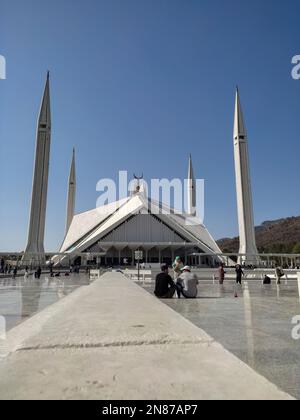 Moschea Faisal Islamabad. Pakistan 7th febbraio 2023. Foto Stock