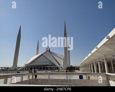 Moschea Faisal Islamabad. Pakistan 7th febbraio 2023. Foto Stock