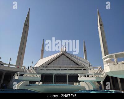 Moschea Faisal Islamabad. Pakistan 7th febbraio 2023. Foto Stock