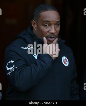 Reading Manager Paul Ince durante la partita del Campionato Sky Bet tra Sunderland e Reading allo Stadio di luce, Sunderland sabato 11th febbraio 2023. (Foto: Michael driver | NOTIZIE MI) Credit: NOTIZIE MI & Sport /Alamy Live News Foto Stock