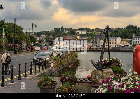 Pier Road a Kinsale. Co Cork, Irlanda. Foto Stock