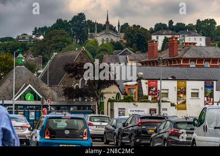 Pier Road a Kinsale. Co Cork, Irlanda. Foto Stock