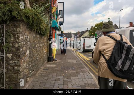 Pier Road a Kinsale. Co Cork, Irlanda. Foto Stock