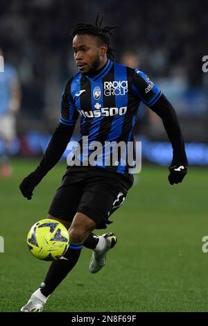 Roma, Italia. 11th Feb, 2023. Ademola Lookman di Atalanta BC durante la Serie Una partita di calcio tra SS Lazio e Atalanta BC allo stadio Olimpico di Roma (Italia), Fenruario 11th, 2023. Foto Antonietta Baldassarre/Insidefoto Credit: Insidefoto di andrea staccioli/Alamy Live News Foto Stock