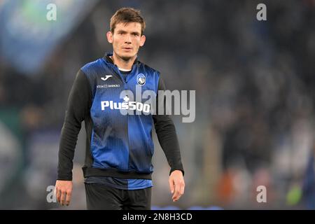 ROMA - Marten de Roon di Atalanta Bergamo durante la Serie Italiana Una partita tra SS Lazio e Atalanta BC allo Stadion Olimpico il 11 febbraio 2023 a Roma. AP | altezza olandese | GERRIT DI COLONIA Foto Stock