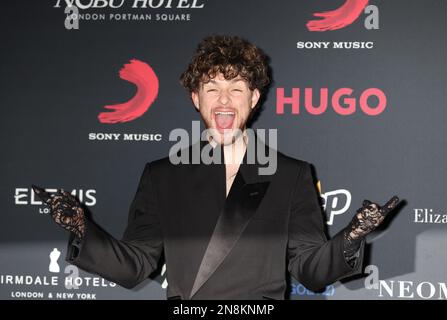 Tom Grennan ha partecipato ai Brit Awards 2023 dopo la festa al Nobu Hotel, Londra. Data immagine: Sabato 11 febbraio 2023. Foto Stock