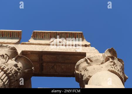 Il tempio di Kom Ombo ad Assuan, Egitto Foto Stock