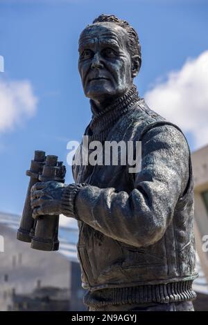 LIVERPOOL, UK - LUGLIO 14 : Memoriale al Capitano F J Walker CB DSO a Liverpool, Inghilterra il 14 luglio 2021 Foto Stock