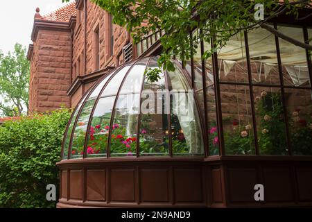 Billings, MT, USA - 24 giugno 2022: Moss Mansion, casa della famiglia Moss, ricca da una varietà di interessi commerciali, ha vissuto lì dal 1903 fino al Foto Stock