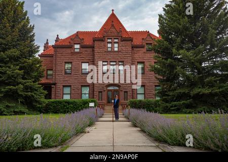 Billings, MT, USA - 24 giugno 2022: Moss Mansion, casa della famiglia Moss, ricca da una varietà di interessi commerciali, ha vissuto lì dal 1903 fino al Foto Stock