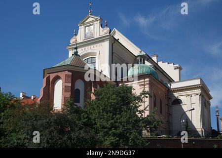 La Chiesa di San Andrea Apostolo e San Fratel Albert a Varsavia, Polonia Foto Stock