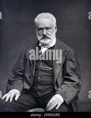 Victor Hugo, Victor-Marie Hugo (1802 – 1885) scrittore francese Foto Stock