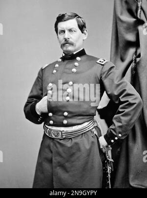 George Brinton McClellan (1826 – 1885) soldato americano, generale dell'Unione della Guerra civile Foto Stock