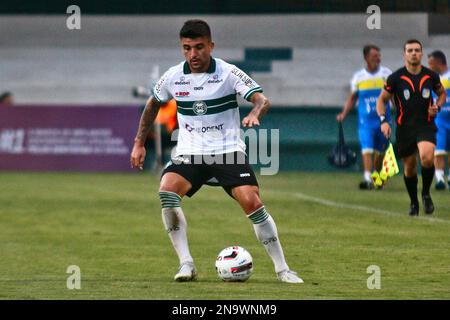 Curitiba, Brasile. 12th Feb, 2023. PR - Curitiba - 02/12/2023 - PARANAENSE 2023, CORITIBA X SAOJOSEENSE - Victor Luis giocatore di Coritiba durante una partita contro Saojoseense allo stadio Couto Pereira per il campionato Paranaense 2023. Foto: Gabriel Machado/AGIF/Sipa USA Credit: Sipa USA/Alamy Live News Foto Stock