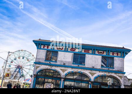 Museo di Coney Island, Brooklyn, New York, USA © Dosfotos/Axiom Foto Stock