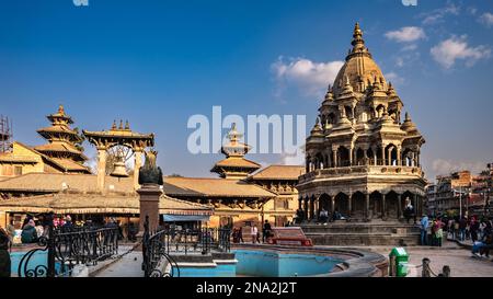 Luogo antico e storico a Patan Lalitpur, Nepal Foto Stock