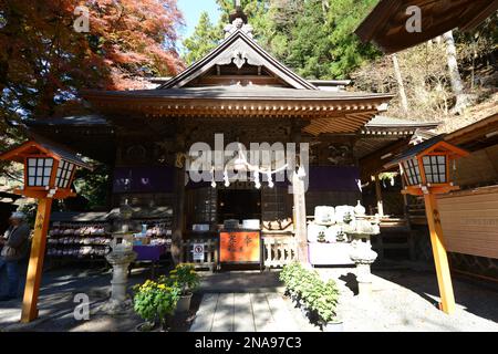 Santuario di ATAGO al Parco Arakurayama Sengen, Giappone. Foto Stock