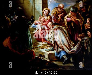 Adorazione dei Magi, 18th ° secolo, Ranieri dei Pace, Palazzo Vescovile Museo delle Belle Arti di Firenze, Italia, Italiano, Foto Stock