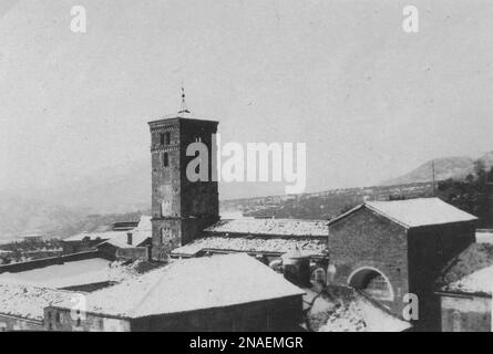 Monastero di Santa Scolastica, Subiaco Foto Stock