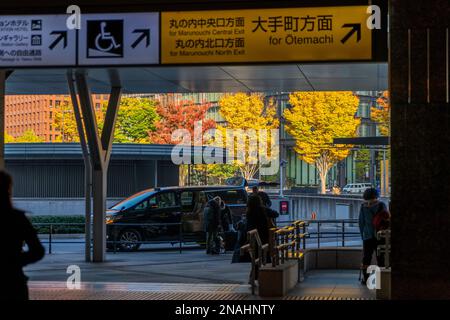 Marunouchi, Stazione di Tokyo, Tokyo. (Novembre 2022) Foto Stock