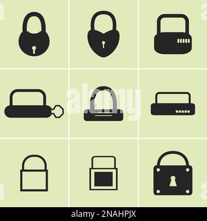 Set di icone su un tema Illustrazione Vettoriale