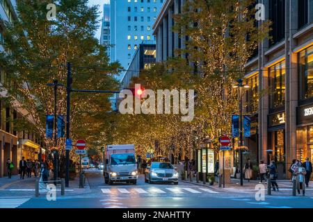 Marunouchi, Stazione di Tokyo, Tokyo. (Novembre 2022) Foto Stock