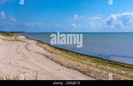 Goting Beach, Nieblum, Foehr Foto Stock