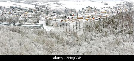 Guentersberge nella harz Selketal Foto Stock