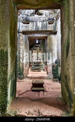 Tempio di Preah Kahn. Siem Reap. Cambogia Foto Stock