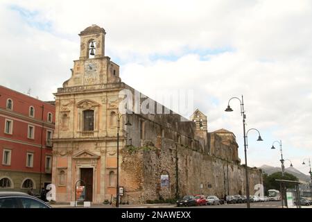 Gaeta, Italia. Esterno del Santuario barocco della Santissima Annunziata (13th-17th). Foto Stock