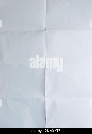 Carta piegata riciclata. Grana carta piegata 8 sbriciolata Foto Stock