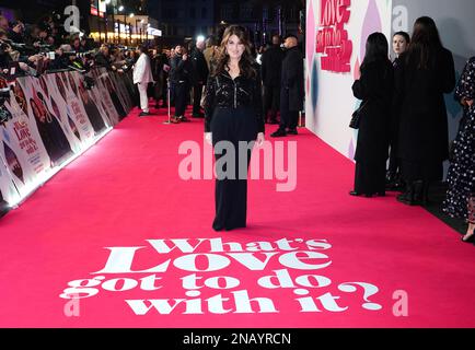 Monica Lewinsky partecipa alla prima in Gran Bretagna di What's Love Got to Do with IT? All'Odeon Luxe di Londra. Data immagine: Lunedì 13 febbraio 2023. Foto Stock