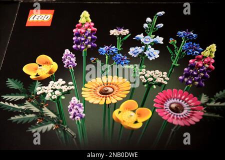 Il bouquet di fiori di lego Foto stock - Alamy