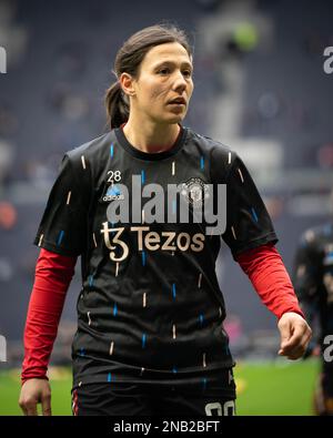 Londra, Regno Unito. 12th Feb, 2023. Londra, Inghilterra, febbraio 12th 2023 gioco di Super League femminile tra Tottenham Hotspur e Manchester United allo stadio Tottenham Hotspur, Inghilterra. (Daniela Torres/SPP) Credit: SPP Sport Press Photo. /Alamy Live News Foto Stock