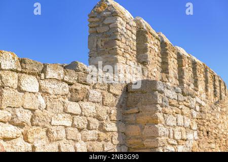 Le mura della fortezza di Akkerman a Bilhorod-Dnistrovskyi in Odesa Oblast, nel sud-ovest dell'Ucraina Foto Stock