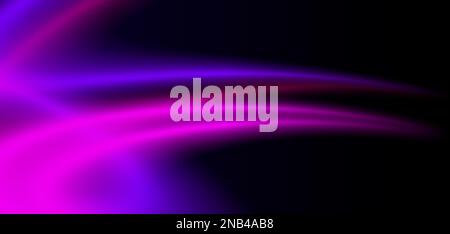 Movimento dinamico della luce, percorso luminoso, effetto ad alta velocità, movimento del traffico. effetto movimento leggero, slow shutter of traffic, striature al neon, stile retrò a onda sintetica Illustrazione Vettoriale