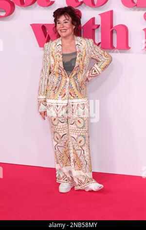 Ruby Wax, che cosa è amore ha a che fare con esso? - UK Premiere, Leicester Square, Londra, Regno Unito, 13 febbraio 2023, Foto di Richard Goldschmidt Foto Stock