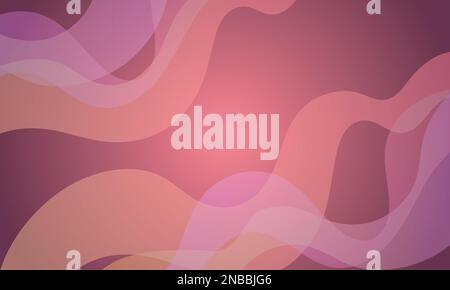 Liquido sfondo astratto. modello di banner vettoriale fluido per social media e siti web. Forme ondulate Illustrazione Vettoriale