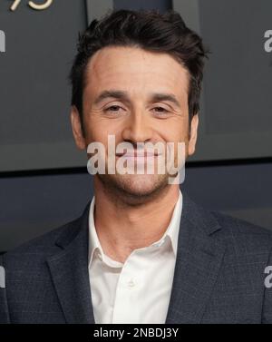 Los Angeles, Stati Uniti. 13th Feb, 2023. Justin Hurwitz arriva al 95th° Oscar Nominees Luncheon che si tiene al Beverly Hilton di Beverly Hills, CA lunedì 13 febbraio 2023. (Foto di Sthanlee B. Mirador/Sipa USA) Credit: Sipa USA/Alamy Live News Foto Stock