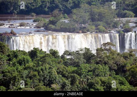 Iguazu cade del Brasile nel mese di aprile 2019 Foto Stock