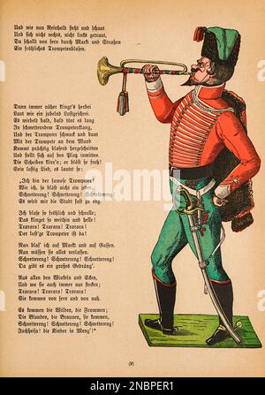 König Nusskacker und der arme Reinhold - King Nutcracker and Poor Reinhold dalla versione tedesca originale del libro ' Das Struwwelpeter-album : aus Bilderbüchern ' di Hoffmann, Heinrich, 1809-1894 Data di pubblicazione 1900 Editore Frankfurt am Main : Rütten & Loening [ Der Struwelpeter ('Peter zeppino' o 'Peter Shaggy') è un libro per bambini tedesco del 1845 di Heinrich Hoffmann. Comprende dieci storie illustrate e rimate, per lo più sui bambini. Ciascuno ha una morale chiara che dimostra le conseguenze disastrose del comportamento scorretto in modo esagerato.[1] il titolo della prima storia p Foto Stock