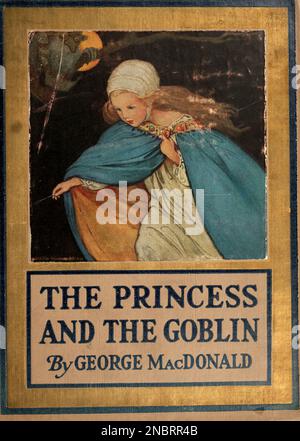 Copertina illustrata da Jessie Willcox Smith dal libro ' la principessa e il goblin ' di George MacDonald, 1824-1905; Editore Philadelphia : D. McKay nel 1920 Foto Stock